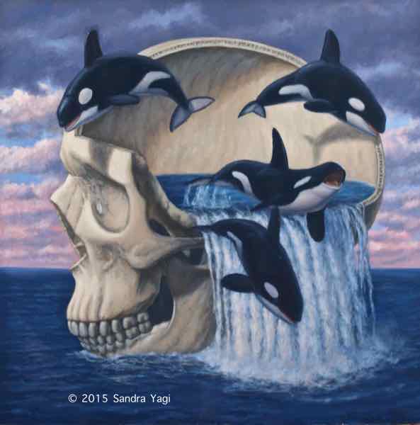 Breakaway, oil on panel, 24x24, 2015 SOLD