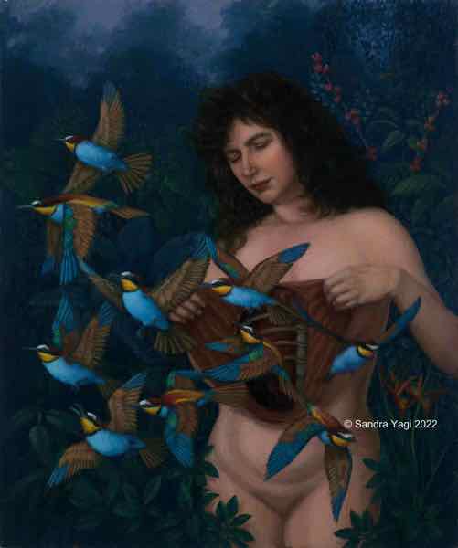 Release, oil on panel, 24x20, 2014