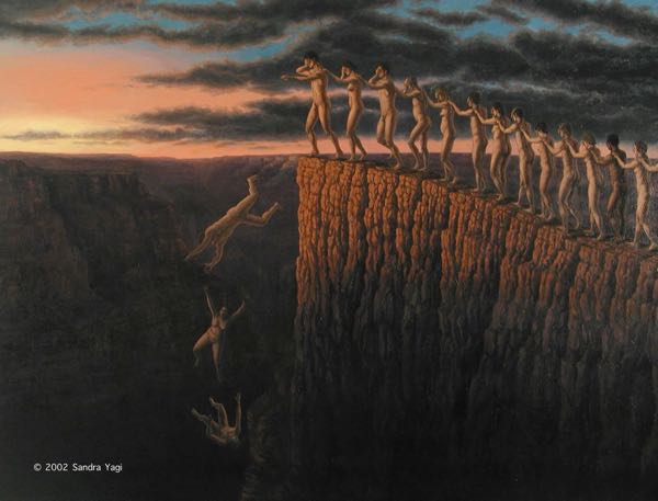 Agnus Dei, oil on canvas, 2001, 4'x6'