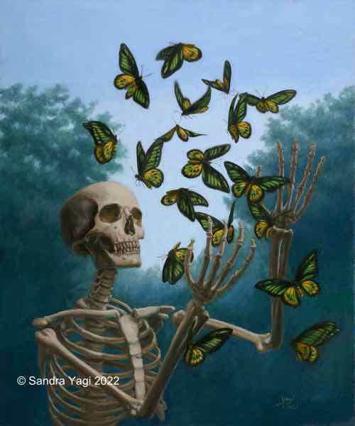 Longing for the Ephemeral  Oil on panel 24x20 2021 SOLD