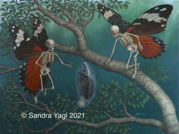 Metamorphosis 2 30x40, oil on canvas, 2021 SOLD