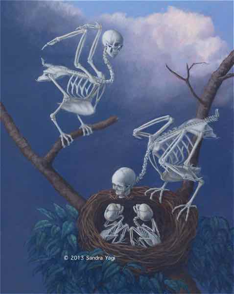 The Feeding, oil on panel, 20 x 16, 2013 SOLD