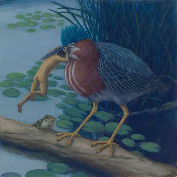 The Swamp , oil on panel, 12x12, 2017 SOLD